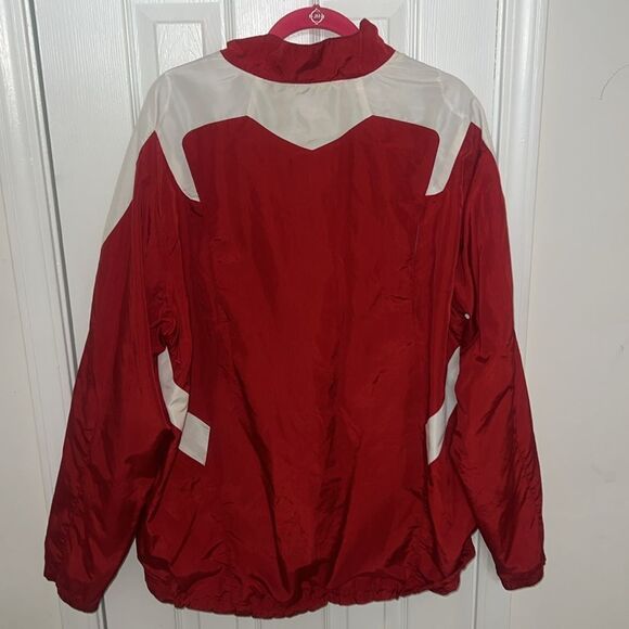 Adidas Wisconsin Red Windbreaker white - Picture 9 of 12
